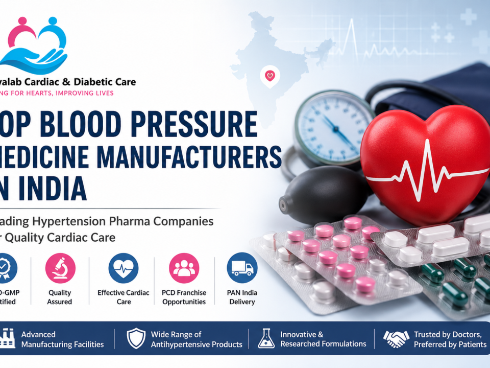 Top Blood Pressure Medicine Manufacturers in India | Best Hypertension Pharma Companies