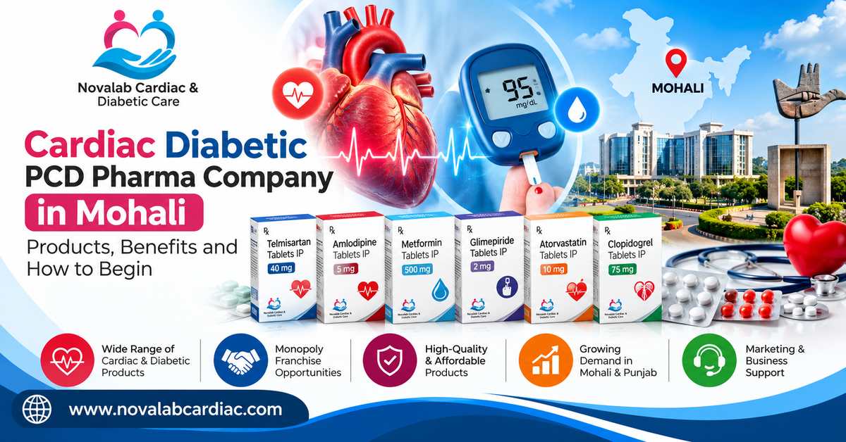 Cardiac Diabetic PCD Pharma Company in Mohali by novalab cardiac